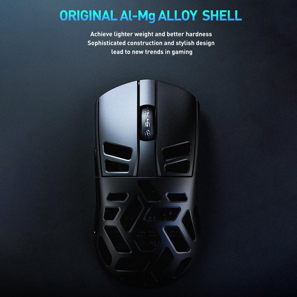 DAREU A950 Pro Magnesium Alloy 4K Tri Mode Wireless Gaming Mouse