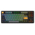 DAREU EK87Pro RGB Mechanical Gaming Keyboard in black color variant with 80% layout and vibrant backlit keys for immersive gameplay.
