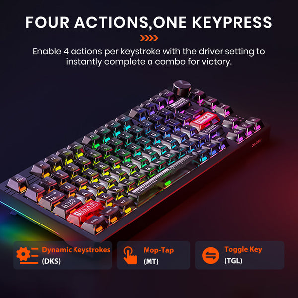 DAREU EK75RT Mechanical Wired Gaming Keyboard with Rapid Trigger - 3