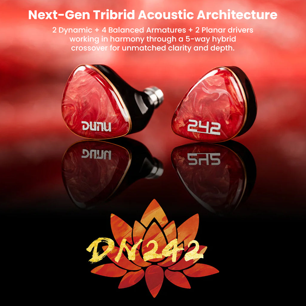 DNU242 IEM - 2DD 4BA 2 Micro Drivers | Eight-Driver Setup