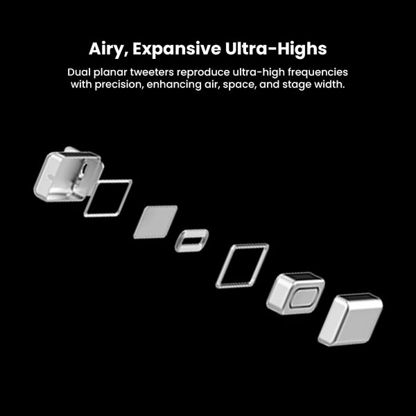 DUNU- DN242 2DD+4BA+2 Micro Planar Drivers IEM - 7