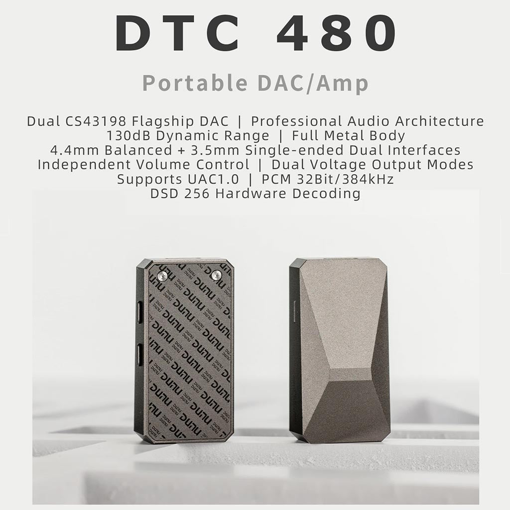DUNU - DTC480 CS43198 Portable Flagship DAC/Amp for IEM