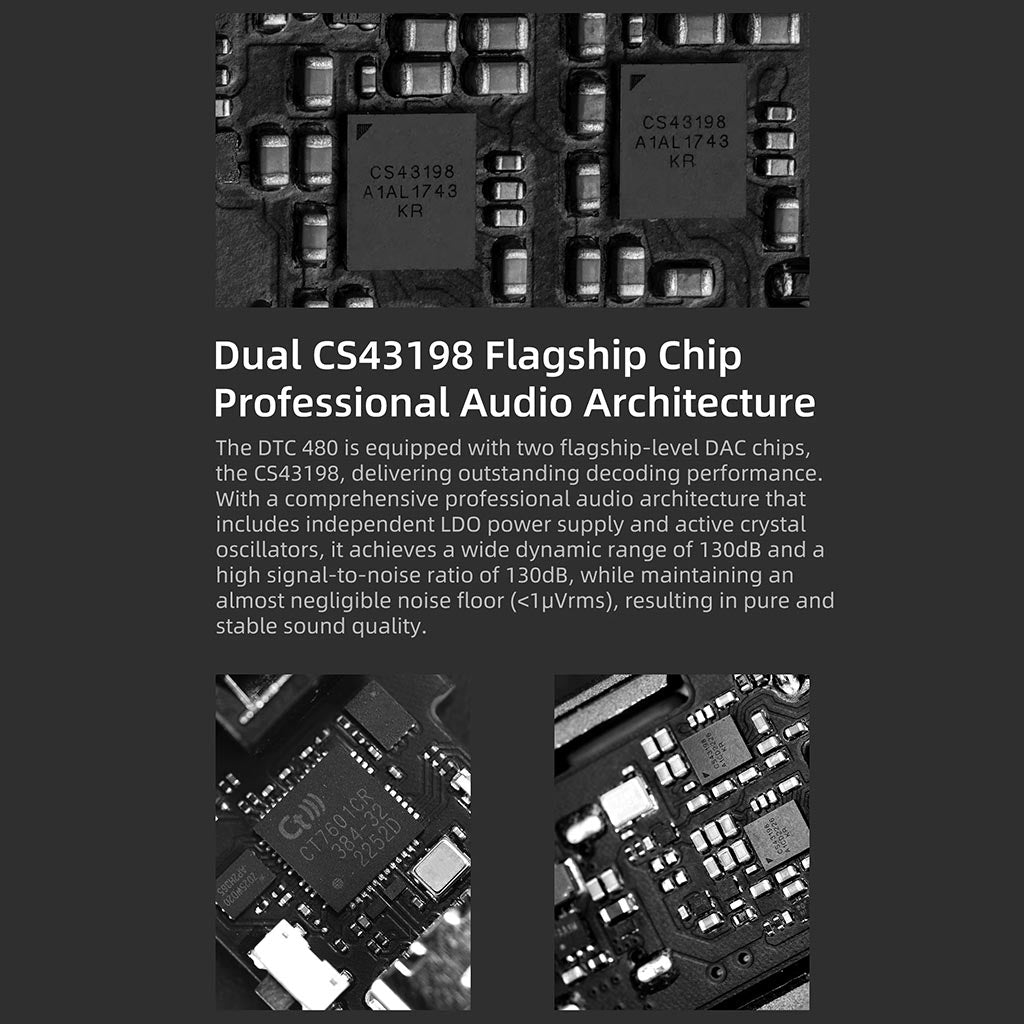 DUNU - DTC480 CS43198 Portable Flagship DAC/Amp for IEM