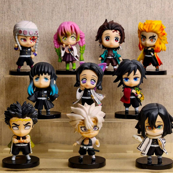 Demon Slayer Anime Action Figures Set of 10 Hashira - 1