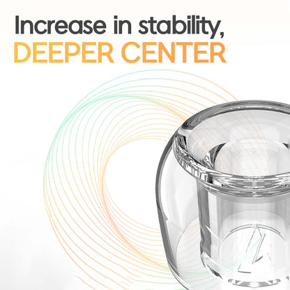 Divinus Prism eartips feature a deeper center for increased stability and improved low-frequency response.