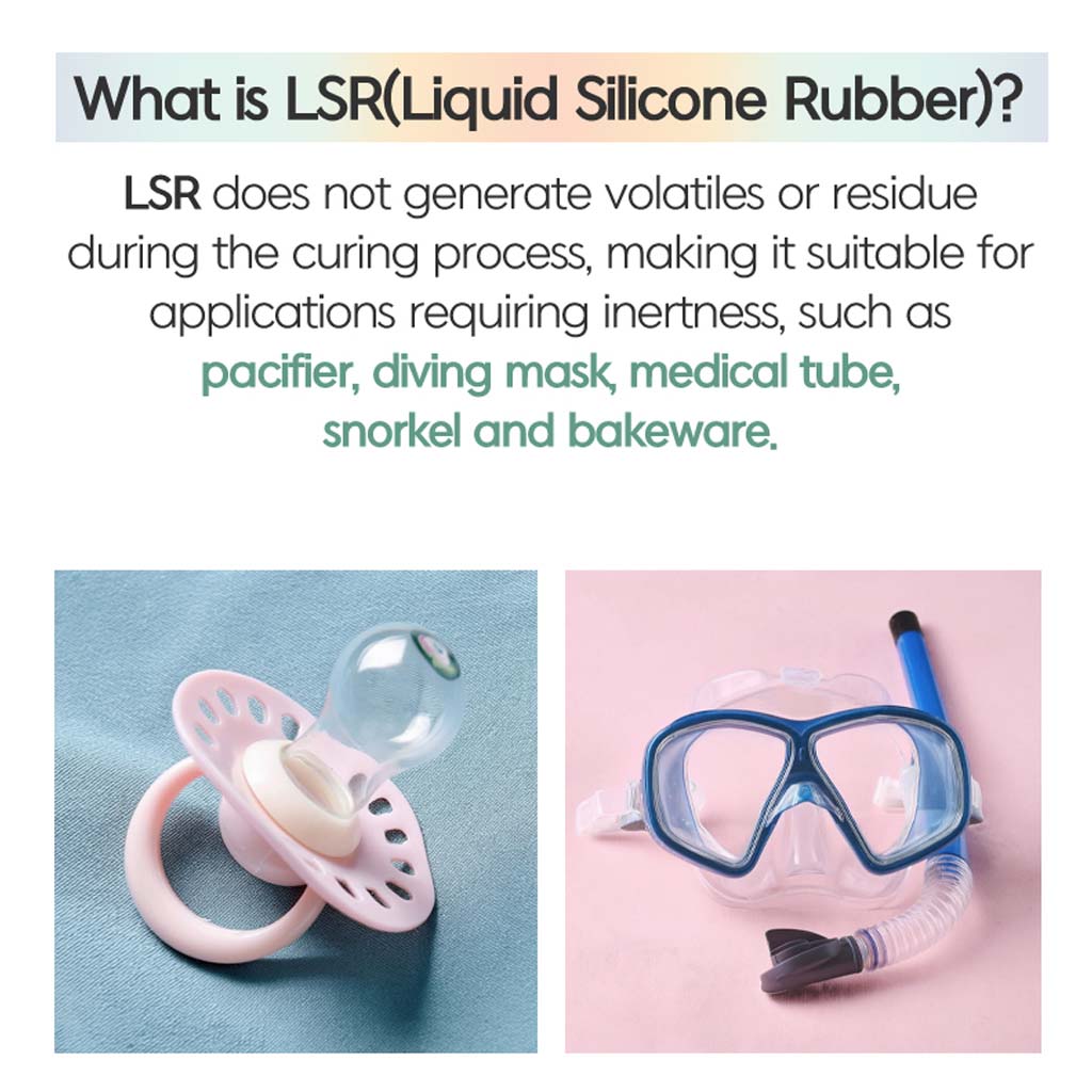LSR material used in Divinus Prism eartips is safe and inert, ideal for sensitive applications like pacifiers and snorkels.