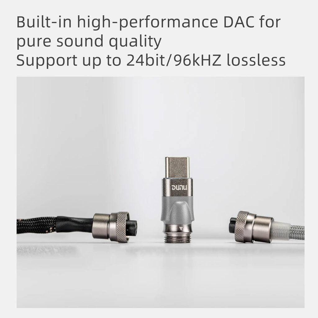 Dunu Titan S2 Q-Lock Connector Type-C Silver