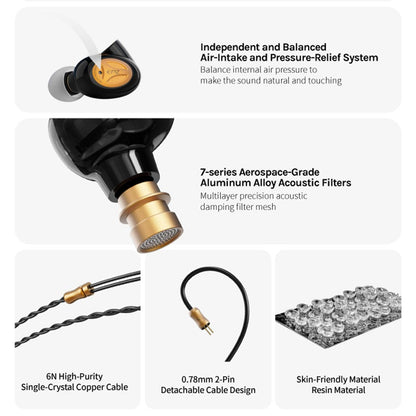 EPZ - Q5 Pro 10mm Carbon-Ceramic Composites Nano Diaphragm IEM