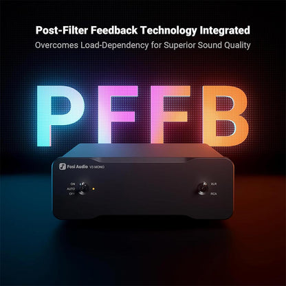 Fosi Audio V3 Mono 240W Power Amplifier for Home Audio Speakers