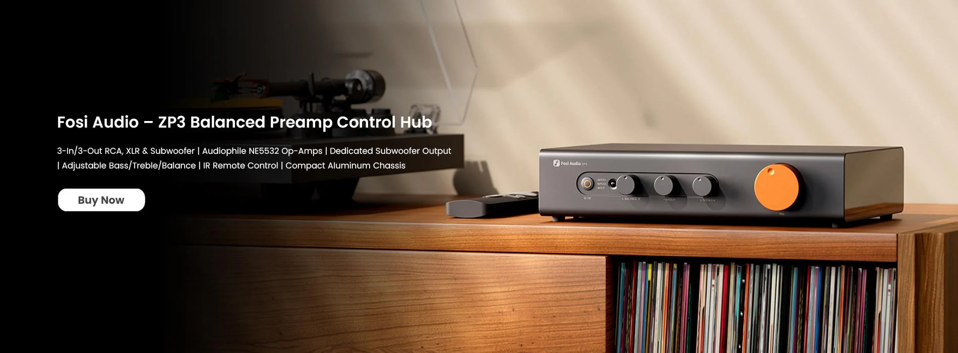 Fosi Audio – ZP3 Balanced Preamp