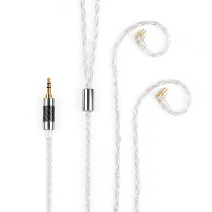 GK L200-8 Eight-Strand Silver-Plated Upgrade Cable for IEM