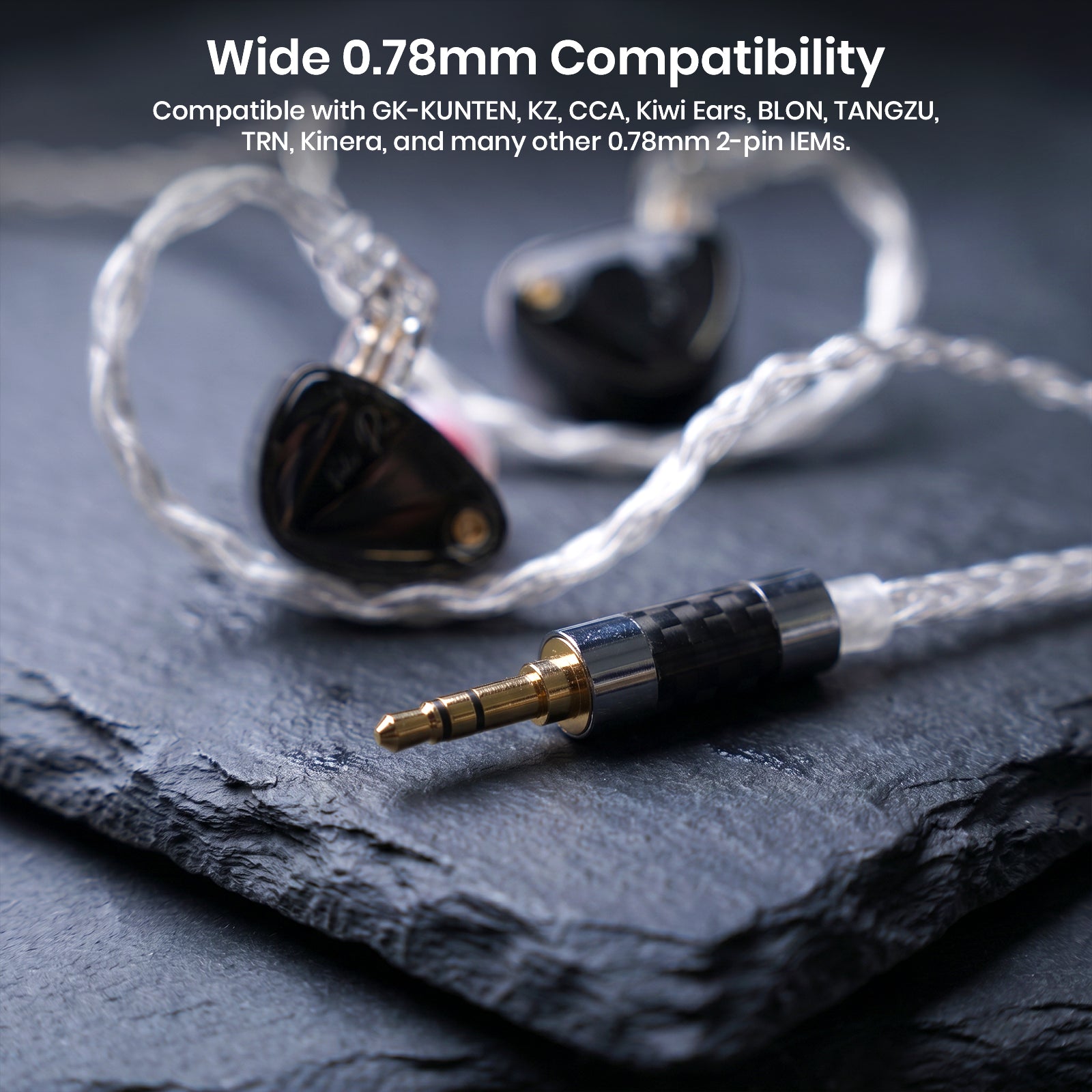 GK L200-8 Eight-Strand Silver-Plated Upgrade Cable for IEM