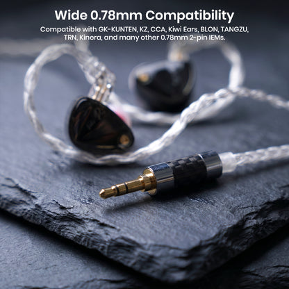GK L200-8 Eight-Strand Silver-Plated Upgrade Cable for IEM