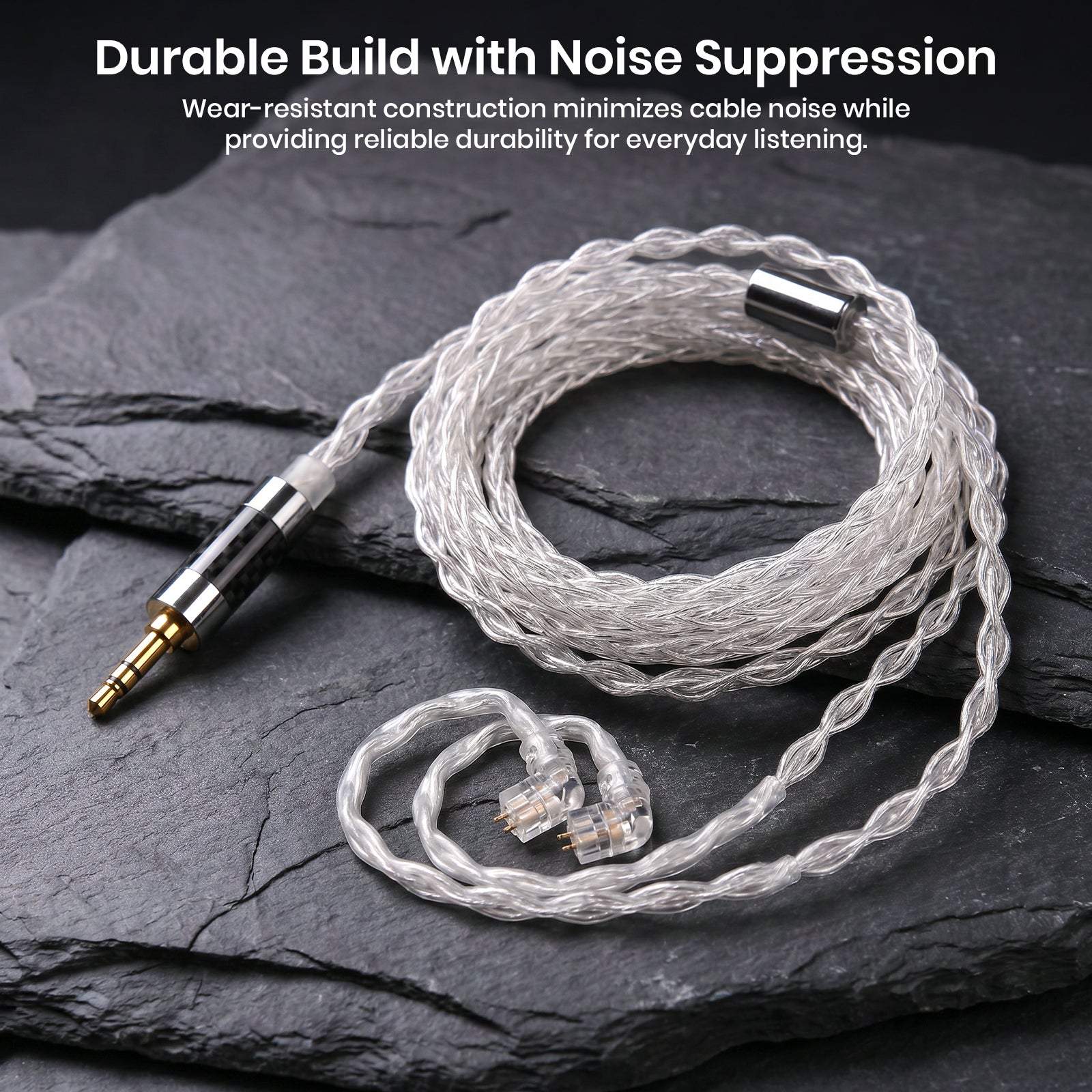 GK L200-8 Eight-Strand Silver-Plated Upgrade Cable for IEM