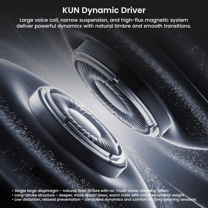 GK Streak dual-driver in-ear monitor with dynamic and micro-planar drivers