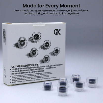 GK- Liquid Silicone Eartips for IEMs