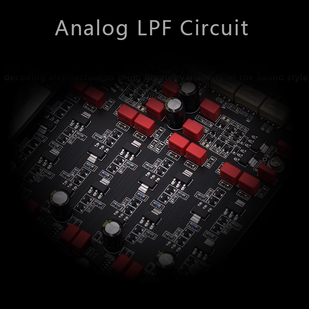 GUSTARD X30 Quad ES9039SPRO Network Streaming DAC LPF circuit