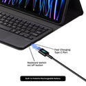 HD209T iPad 10th Gen Keyboard Case 360° Rotating & Transparent - 7
