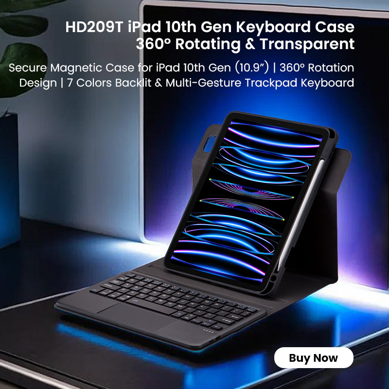 IPAD 10th Gen Keyboard Case