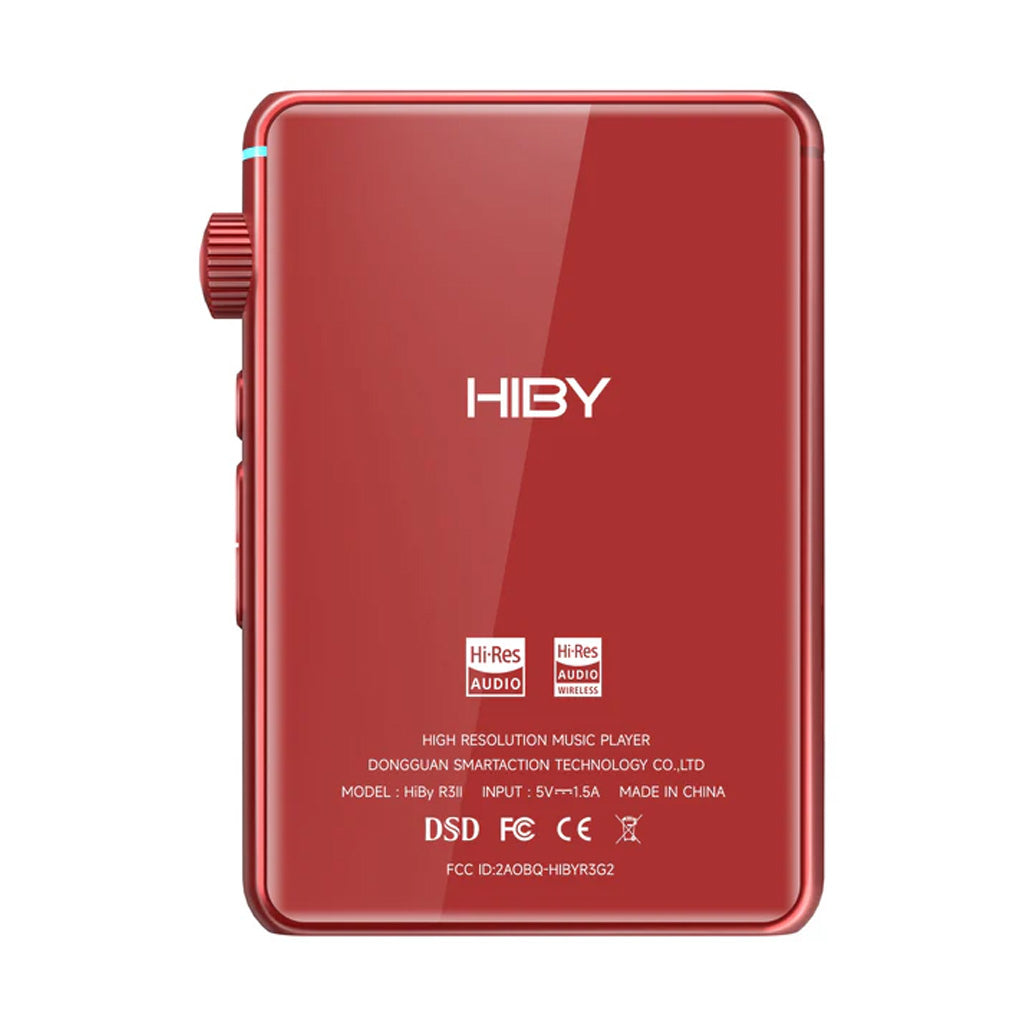 HiBy R3II 2025 Portable HiFi Music Player with HiByOS Red