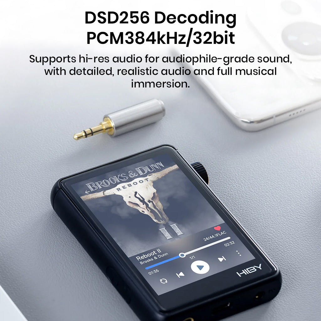 HiBy R3II 2025 Portable HiFi Music Player with HiByOS