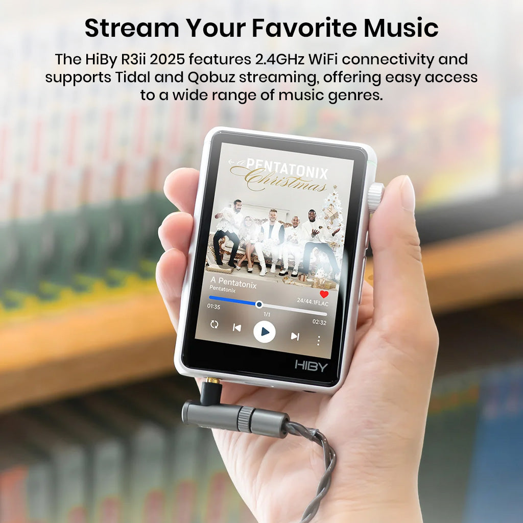 HiBy R3II 2025 Portable HiFi Music Player with HiByOS