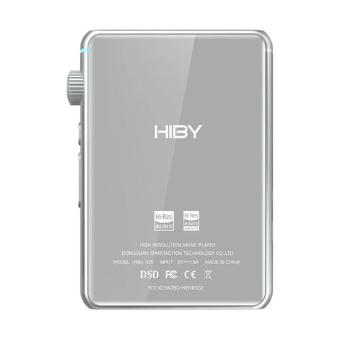 HiBy R3II 2025 Portable HiFi Music Player with HiByOS Silver