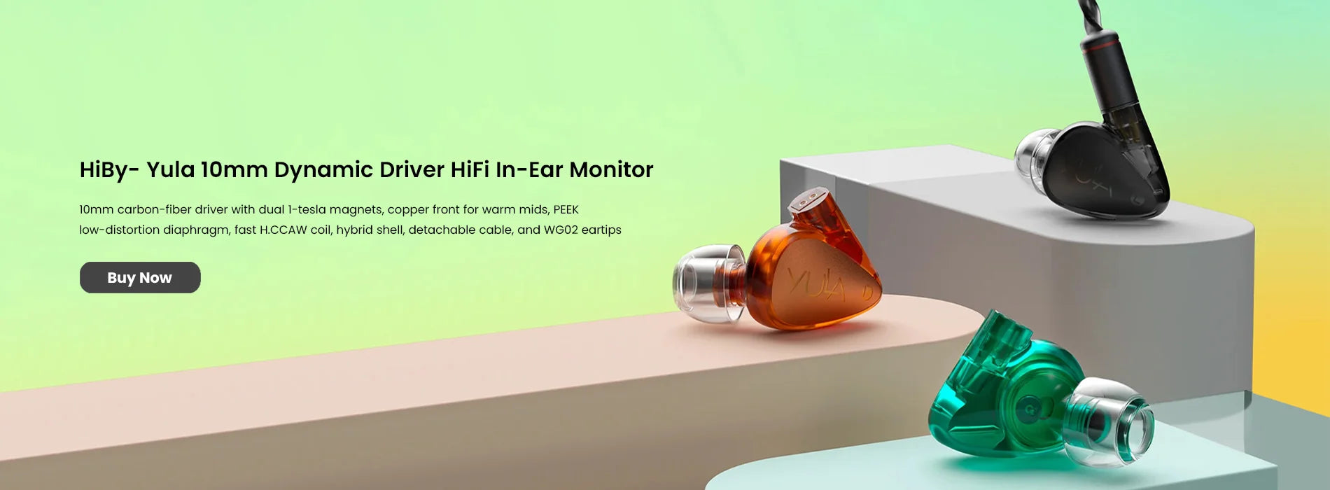 HiBy- Yula 10mm Dynamic Driver HiFi In-Ear Monitor