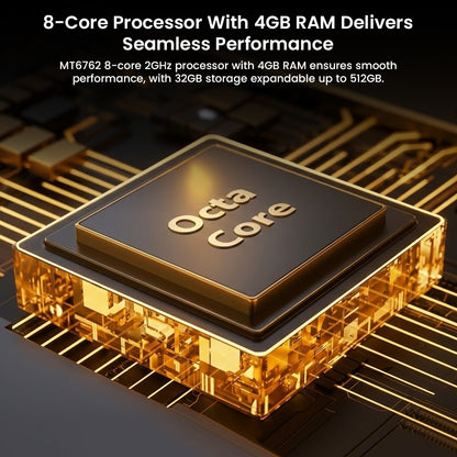 High-performance audio device with octa-core processor and 4GB RAM