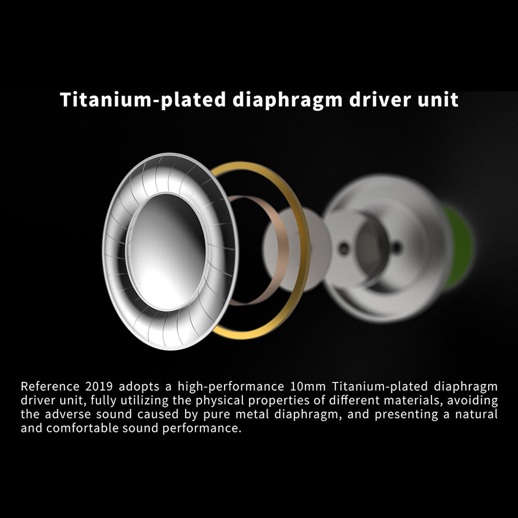 INTUAURA Reference 2019 IEM Titanium Plated Diaphrag Driver Unit