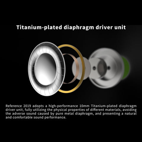 INTUAURA Reference 2019 IEM Titanium Plated Diaphrag Driver Unit