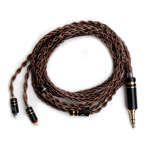 ISN Audio C8 Upgrade Cable Brown