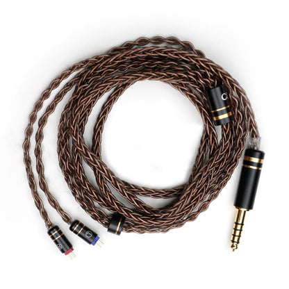 ISN Audio C8 Upgrade Cable Brown
