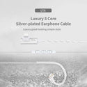 JCALLY LTX Lightning 8-Core Upgrade Cable for IEM - 7