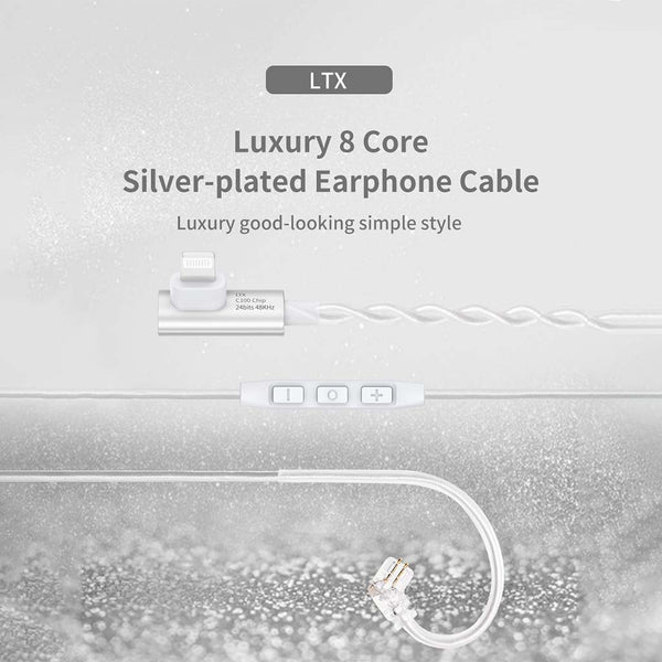 JCALLY – LTX Lightning 8-Core Upgrade Cable for IEM - 7