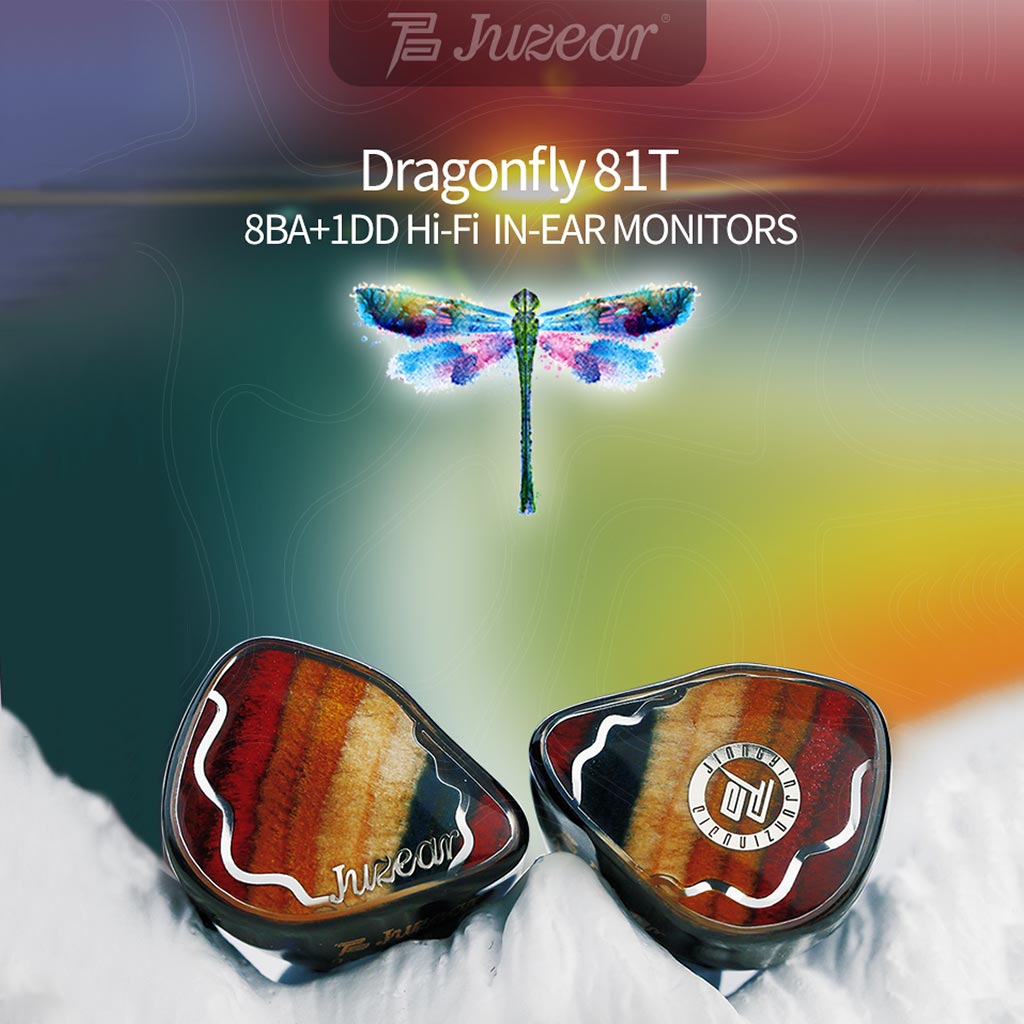 JUZEAR Dragonfly 81T 1DD+8BA Hybrid Drivers IEM