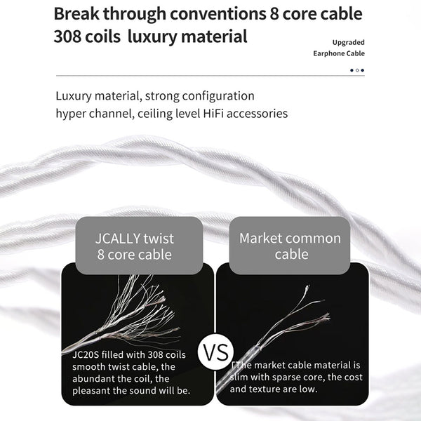 JCALLY – JC20S Upgrade Cable for IEM - 18