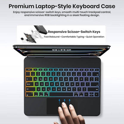 Keyboard Case for iPad Pro 11” M5 (2025) & M4 (2024) Magic-Style