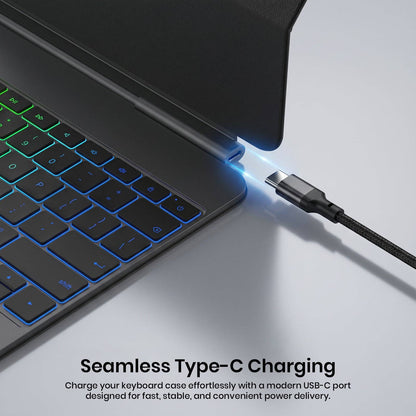 Keyboard Case for iPad Pro 11” M5 (2025) & M4 (2024) Magic-Style