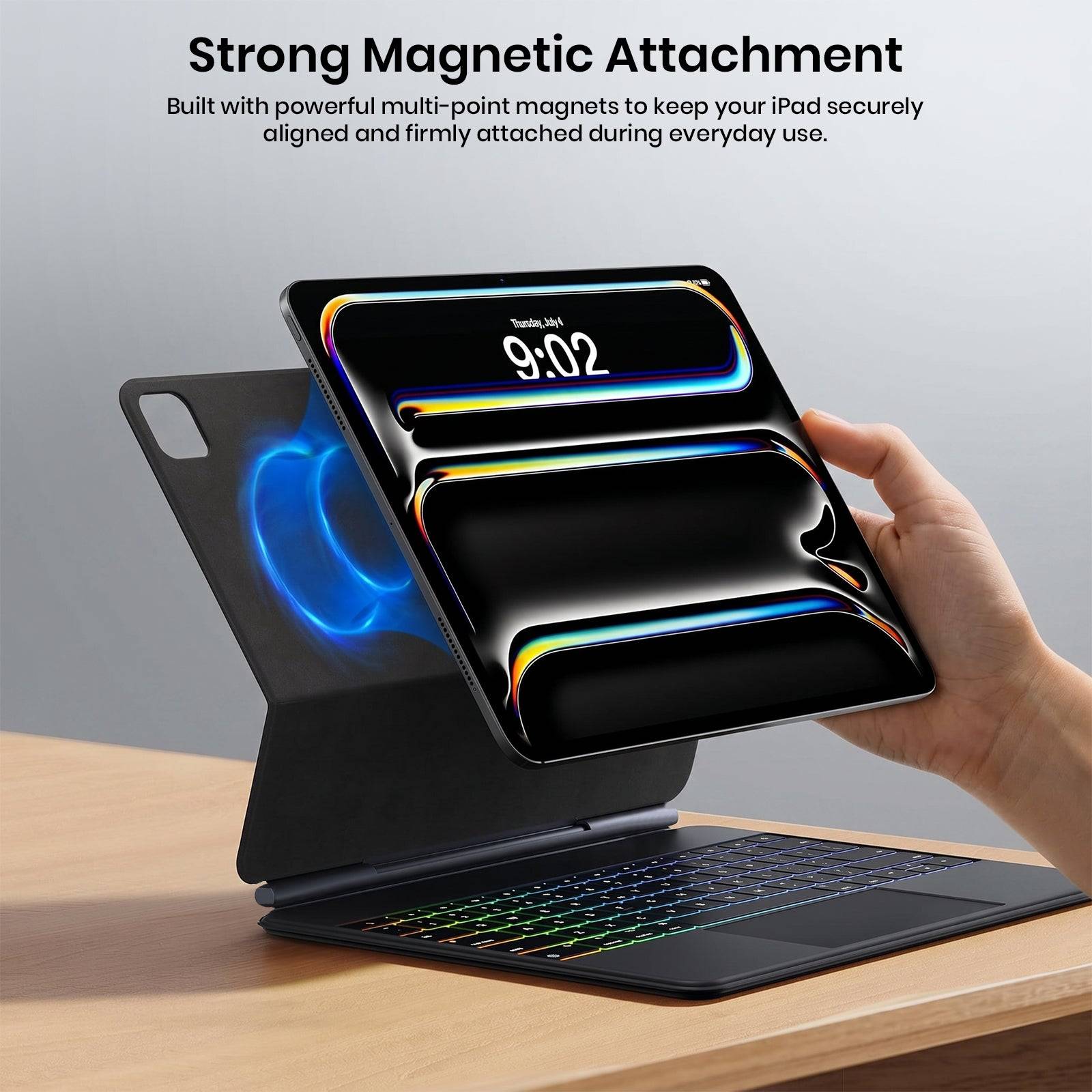 Keyboard Case for iPad Pro 11” M5 (2025) & M4 (2024) Magic-Style
