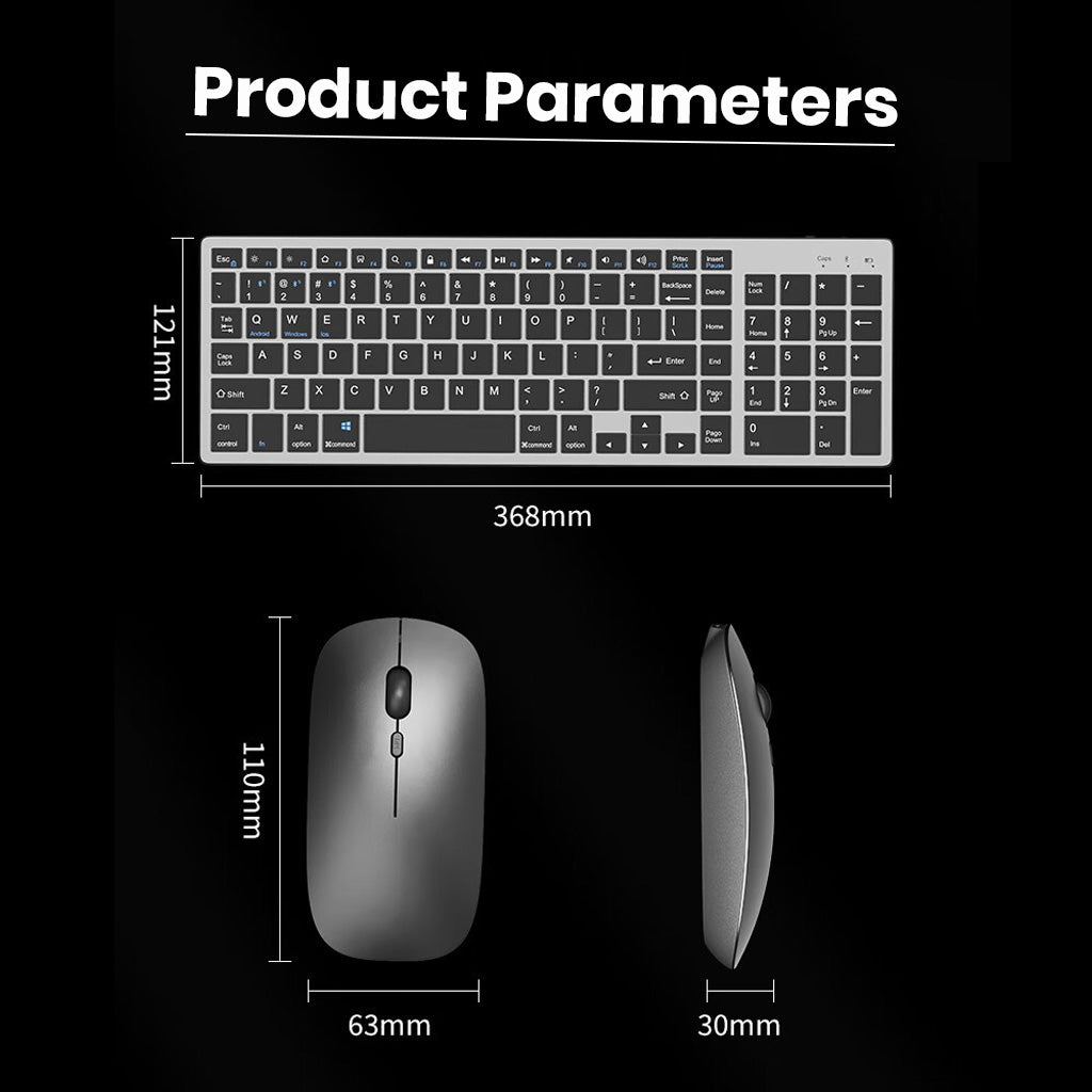 K936 Wireless Keyboard and Mouse Combo with Multi-Device Connectivity