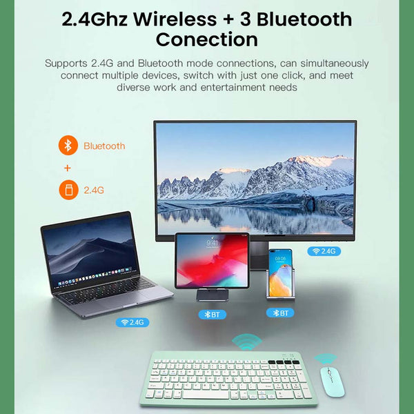 KB2858 - Multi-Device Wireless Keyboard and Mouse Combo - 21