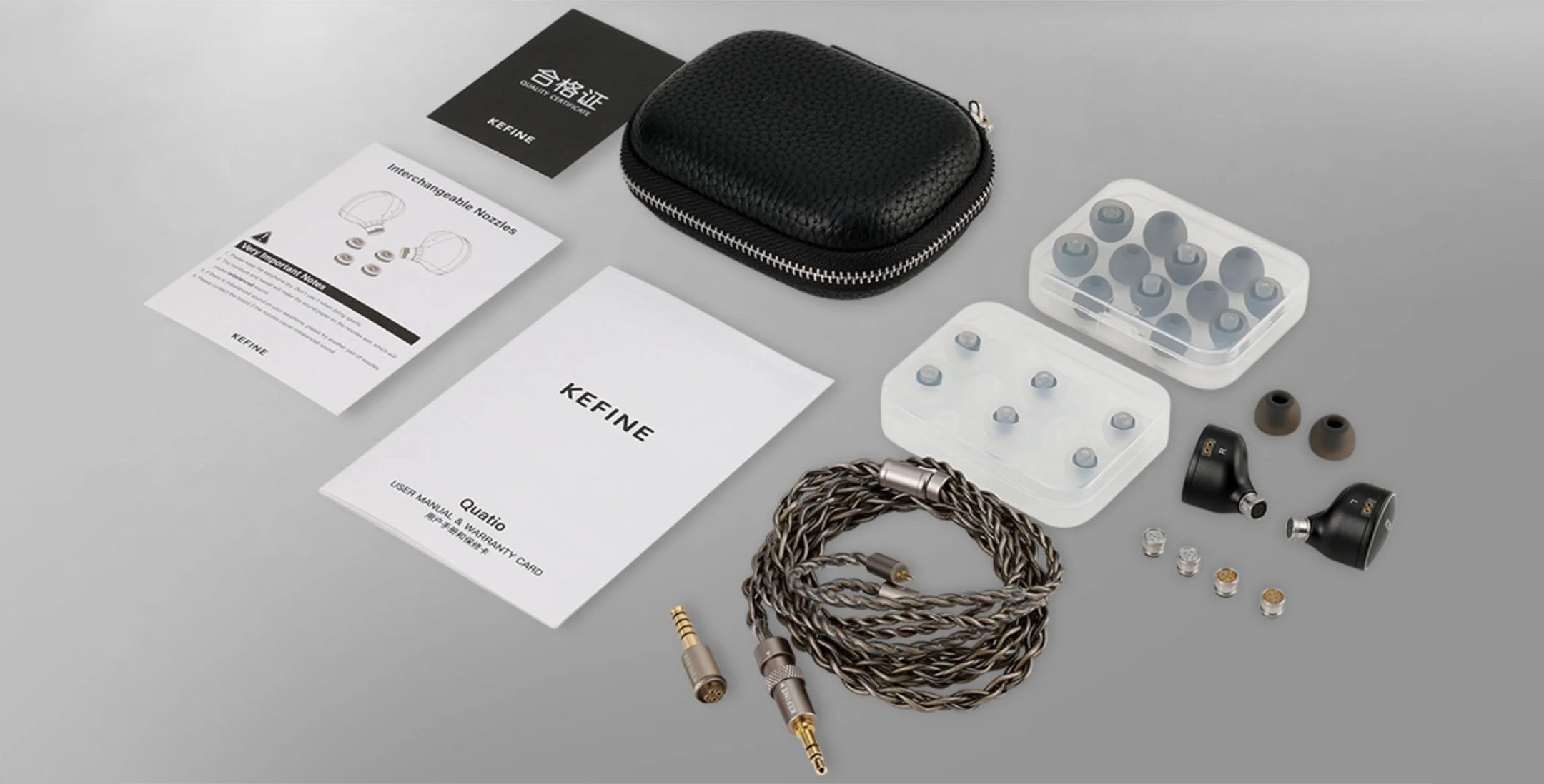 KEFINE Quatio 2DD +2BA Hybrid Drivers In Ear Monitor