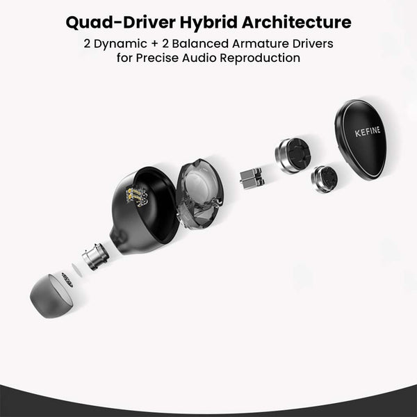KEFINE - Quatio 2DD +2BA Hybrid Drivers IEM - 5