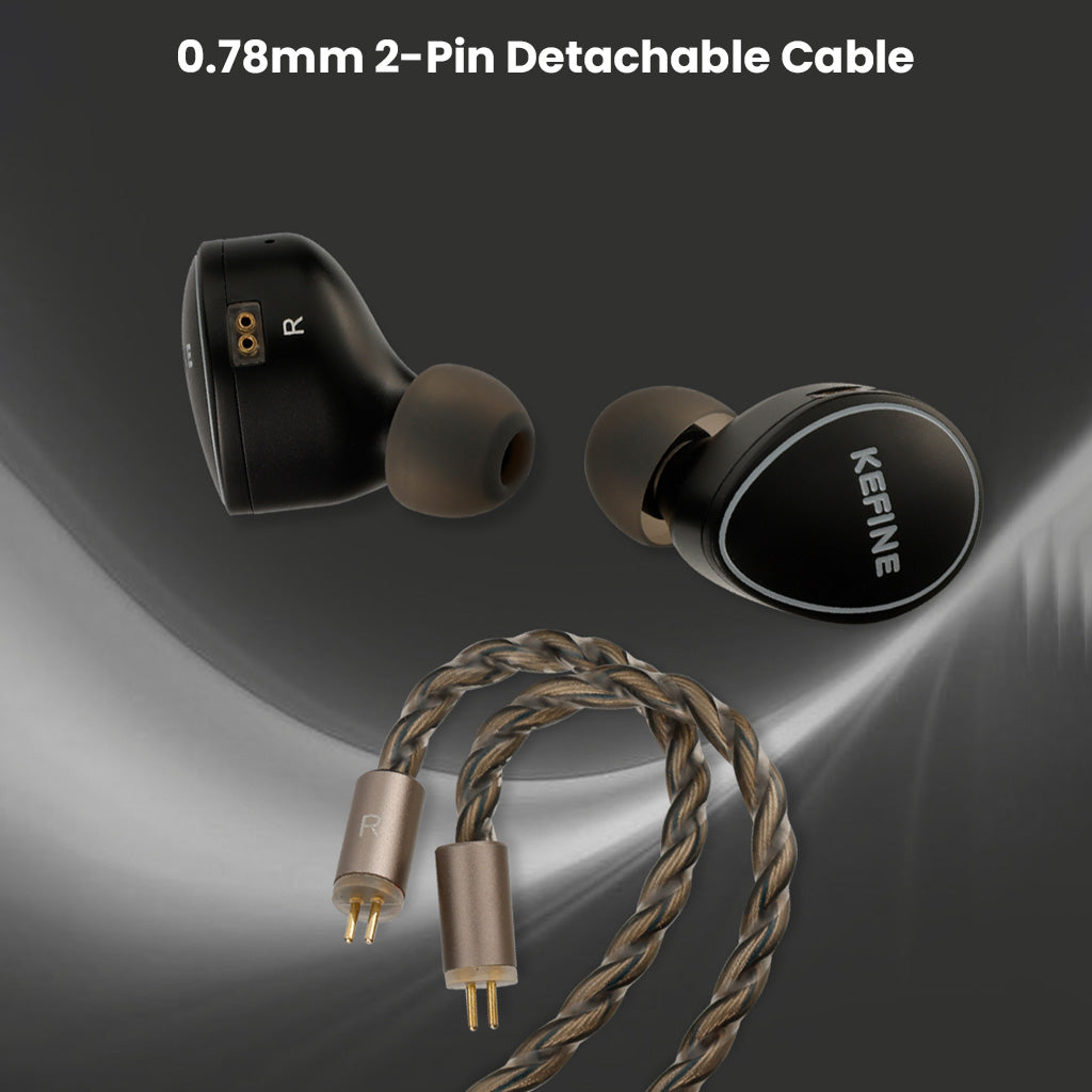KEFINE Quatio 2DD +2BA Hybrid Drivers In Ear Monitor – Concept Kart