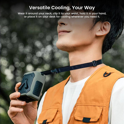 TECPHILE – KLX07 Portable Rechargeable Waist Clip Fan for Travel, Home & Personal