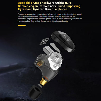 KZ AS10 Pro IEM BAs Deivers