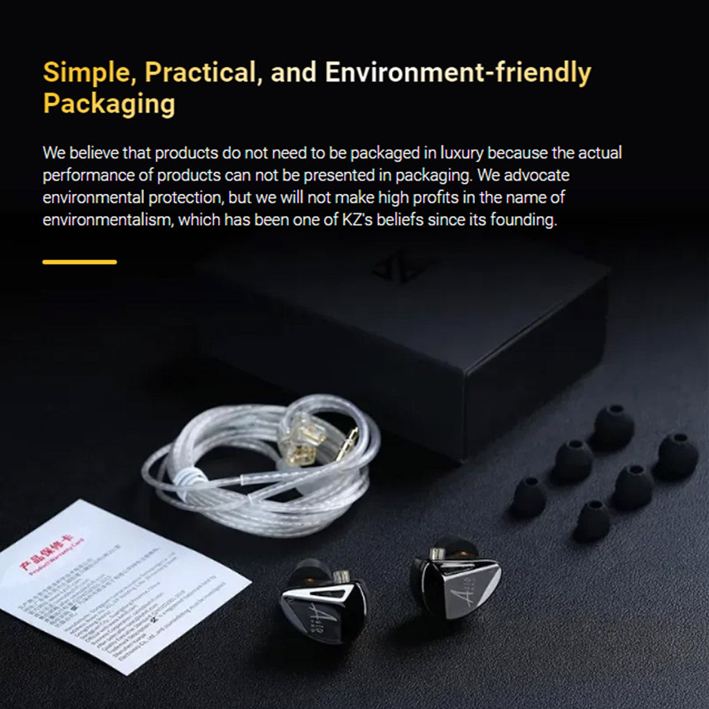 KZ AS10 Pro IEM Box Content