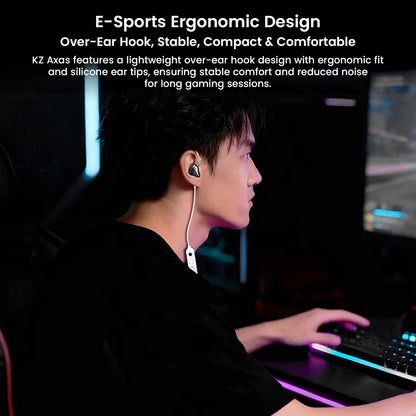 KZ - Axas Gaming IEM with DSP Sound Card & Dual Microphones