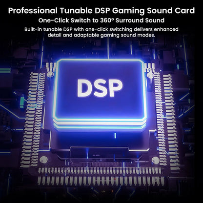 KZ - Axas Gaming IEM with DSP Sound Card & Dual Microphones